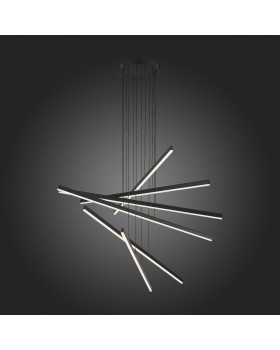 SL394.423.06 Люстра подвесная ST-Luce Черный/Белый LED 1*100W 4000K BASONI-foto12