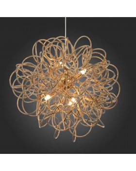 SL787.203.06 Люстра подвесная ST-Luce Золотистый/Золотистый G9 6*5W MERULO-foto4