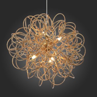 SL787.203.06 Люстра подвесная ST-Luce Золотистый/Золотистый G9 6*5W MERULO-foto4