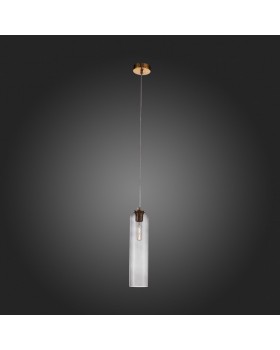 SL1145.343.01 Светильник подвесной ST-Luce Латунь/Дымчатый E27 1*60W CALLANA-foto7