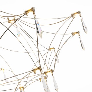 SL797.113.114 Люстра подвесная ST-Luce Хром, Прозрачный LED 114*0,45W 3000K GRAVETTA-foto3