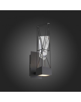 SL815.301.01 Бра ST-Luce Серый графит/Серый графит, Прозрачный LED 1*6W 4000K PROGETTO-foto6