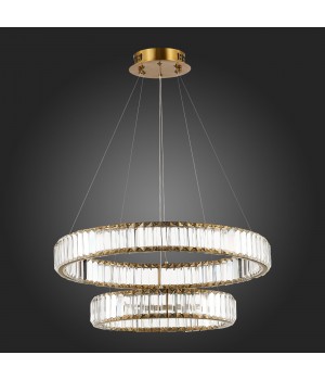 SL1622.303.02 Люстра подвесная ST-Luce Латунь/Прозрачный LED 1*70W 4000K TIVOLI-foto8