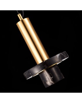 SL1210.403.01 Светильник подвесной ST-Luce Золотистый/Черный GU10 1*5W PIETRA-foto6