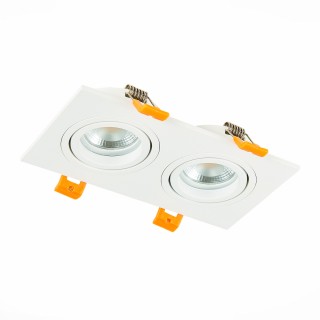 ST251.508.02 Св-к встр. Белый GU10 2*50W  IP20 L170xW92xH27 220V Без ламп ST251-foto2