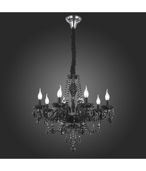 SL642.403.08 Люстра подвесная ST-Luce Черный, Хром/Черный E14 8*40W ODILIA-foto6