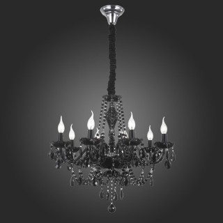 SL642.403.08 Люстра подвесная ST-Luce Черный, Хром/Черный E14 8*40W ODILIA-foto6