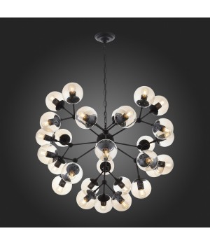 SL549.413.30 Люстра подвесная ST-Luce Черный/Янтарный E27 30*40W (из 2-х коробок) STAMPO-foto5