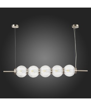 SL1155.103.05 Светильник подвесной ST-Luce Никель/Прозрачный E14 5*40W MARENA-foto8