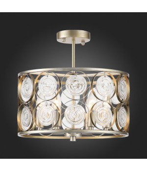 SL1105.202.06 Светильник потолочный ST-Luce Золотистый с патиной/Золотистый, Прозрачный E14 6*60W SERANDA-foto5