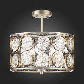 SL1105.202.06 Светильник потолочный ST-Luce Золотистый с патиной/Золотистый, Прозрачный E14 6*60W SERANDA-foto5