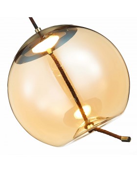 SL6108.313.01 Люстра подвесная ST-Luce Бронза/Янтарный LED 1*10W 3000K OZZIO-foto3