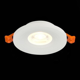 ST205.508.01 Св-к встр. Мат. белый GU10 1*50W  D95xH27 220V Без ламп GERA-foto4