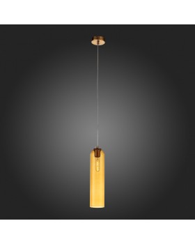 SL1145.393.01 Светильник подвесной ST-Luce Латунь/Янтарный E27 1*60W CALLANA-foto7