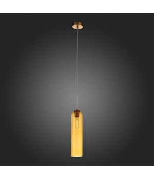 SL1145.393.01 Светильник подвесной ST-Luce Латунь/Янтарный E27 1*60W CALLANA-foto7