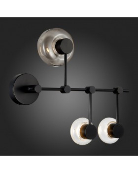 SL6005.401.03 Светильник настенно-потолочный ST-Luce Черный/Дымчатый, Прозрачный LED 3*3W 3000K Vallo-foto5