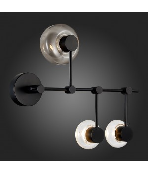 SL6005.401.03 Светильник настенно-потолочный ST-Luce Черный/Дымчатый, Прозрачный LED 3*3W 3000K Vallo-foto5