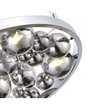 SL1510.103.06 Люстра подвесная ST-Luce Хром/Дымчатый G9 6*5W Olmi-foto3