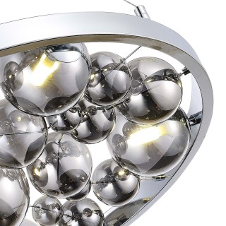 SL1510.103.06 Люстра подвесная ST-Luce Хром/Дымчатый G9 6*5W Olmi-foto3