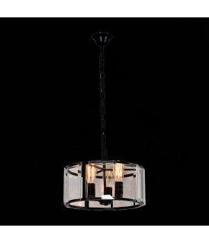 SL276.403.05 Люстра подвесная ST-Luce Черный/Прозрачный E27 5*60W PELTRO-foto2