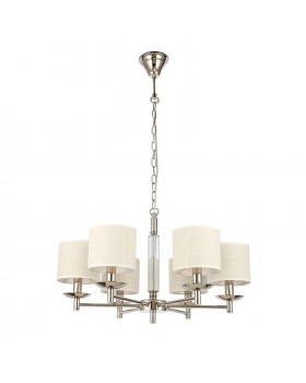 SL1752.103.06 Люстра подвесная ST-Luce Никель/Бежевый E14 6*40W PILONNE-foto2