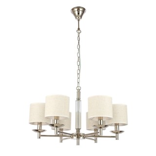 SL1752.103.06 Люстра подвесная ST-Luce Никель/Бежевый E14 6*40W PILONNE-foto2