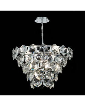 SL1631.103.09 Люстра подвесная ST-Luce Хром/Прозрачный E14 9*40W Viterbo-foto7