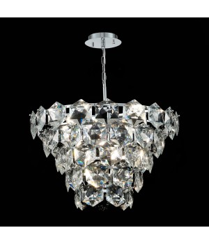 SL1631.103.09 Люстра подвесная ST-Luce Хром/Прозрачный E14 9*40W Viterbo-foto7