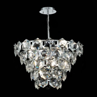 SL1631.103.09 Люстра подвесная ST-Luce Хром/Прозрачный E14 9*40W Viterbo-foto7