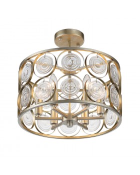 SL1105.202.06 Светильник потолочный ST-Luce Золотистый с патиной/Золотистый, Прозрачный E14 6*60W SERANDA-foto14