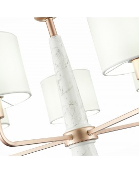 SL1163.203.05 Светильник подвесной ST-Luce Матовое золото/Белый E14 5*40W VELLINO-foto14