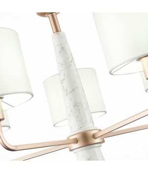 SL1163.203.05 Светильник подвесной ST-Luce Матовое золото/Белый E14 5*40W VELLINO-foto14