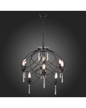 SL335.303.09 Люстра подвесная ST-Luce Коричневая бронза E14 9*60W ANEVITA-foto4