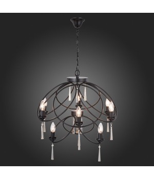 SL335.303.09 Люстра подвесная ST-Luce Коричневая бронза E14 9*60W ANEVITA-foto4