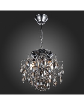 SL846.102.03 Люстра подвесная ST-Luce Темный хром/Тонированный черный E14 3*40W ORECCHINI-foto3