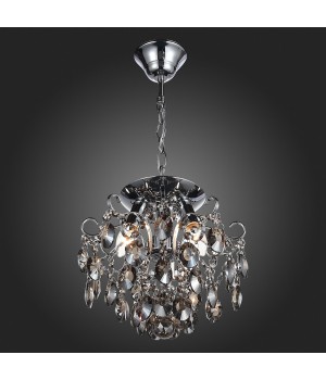 SL846.102.03 Люстра подвесная ST-Luce Темный хром/Тонированный черный E14 3*40W ORECCHINI-foto3