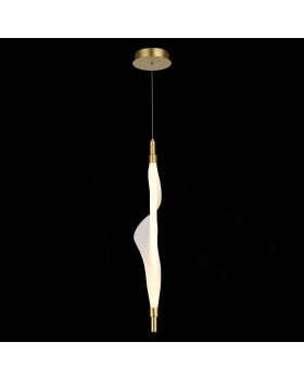 SL6109.213.01 Светильник подвесной ST-Luce Золотистый/Белый LED 1*25W 3000K ALBA-foto4
