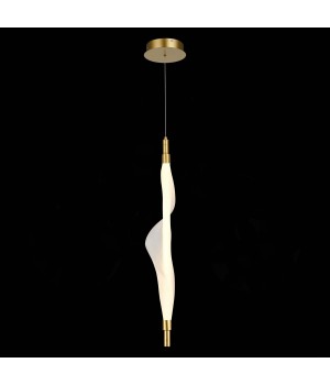 SL6109.213.01 Светильник подвесной ST-Luce Золотистый/Белый LED 1*25W 3000K ALBA-foto4