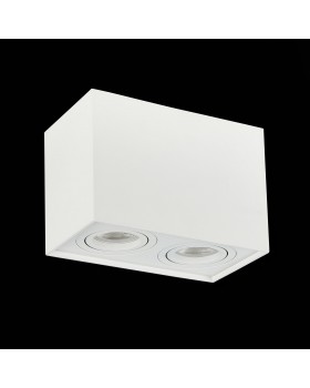 ST109.507.02 Светильник потолочный Мат. белый GU10 2*50W L181xW100xH123 220V Без ламп QUADRUS-foto4
