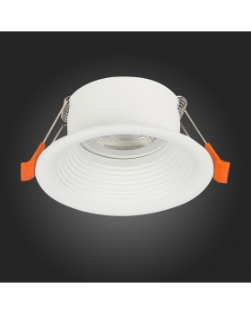 ST202.508.01 Св-к встр. Мат. белый GU10 1*50W D89xH40 220V Без ламп MOBARRA-foto8