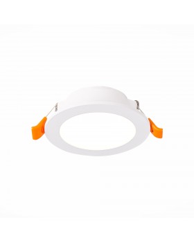 ST210.538.06 Св-к встр. Белый LED 1*6W 3000K 480Lm Ra80 110° IP20 D90xH30 220-240V FASUM