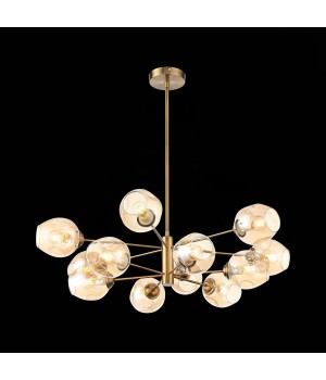 SL1500.203.12 Светильник подвесной ST-Luce Золотистый/Янтарный E14 12*40W FOVIA-foto11