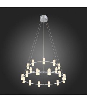 SL799.103.21 Люстра подвесная ST-Luce Хром/Белый LED 21*4W 3200K CILINDRO-foto4