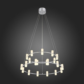 SL799.103.21 Люстра подвесная ST-Luce Хром/Белый LED 21*4W 3200K CILINDRO-foto4