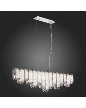 SL1117.103.07 Светильник подвесной ST-Luce Хром/Хром, Прозрачный G9 7*5W SOPRESIA-foto5