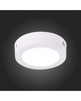 ST112.542.06 Светильник настенно-потолочный Белый LED 1*6W 4000K 370Lm Ra80 120° IP20 D110xH28 90-265V NUBES-foto5