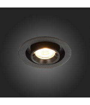 ST702.338.12 Св-к встр. Черный LED 1*12W 3000K 900Lm Ra80 24° IP20 D90xH92 180-240V ST702-foto7