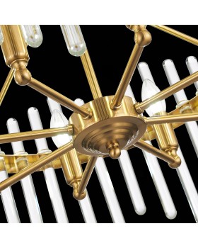 SL1167.303.08 Светильник подвесной ST-Luce Латунь/Латунь, Прозрачный E14 8*40W TELLURIO-foto7