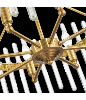 SL1167.303.08 Светильник подвесной ST-Luce Латунь/Латунь, Прозрачный E14 8*40W TELLURIO-foto7