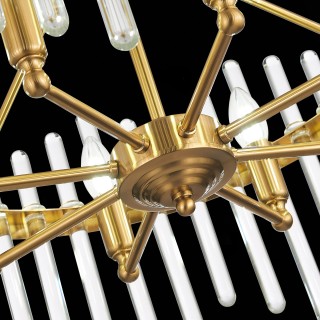 SL1167.303.08 Светильник подвесной ST-Luce Латунь/Латунь, Прозрачный E14 8*40W TELLURIO-foto7